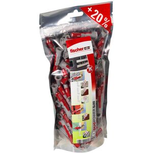 Fischer Big Pack DuoPower Tacos para Pared 8x40mm - Fixación Resistente Fischer Big Pack DuoPower Tacos para Pared 8x40mm - Fixación Resistente