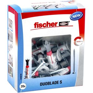 Fischer S Udbredelsesanker - 20 stk - Grå - Til gipsvæg - 44mm Fischer S Udbredelsesanker - 20 stk - Grå - Til gipsvæg - 44mm