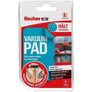 fischerwerke Vakuum Pad - 2 Stück - Wiederverwendbar, starke Befestigung fischerwerke Vakuum Pad - 2 Stück - Wiederverwendbar, starke Befestigung