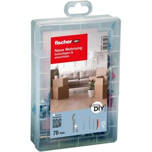 Set de tarugos y tornillos fischer para mudanza - 76 piezas Set de tarugos y tornillos fischer para mudanza - 76 piezas
