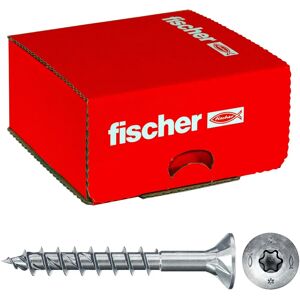 Fischer Power-Fast II Wood Screws - 4.5x35mm, Torx, Galvanized Fischer Power-Fast II Wood Screws - 4.5x35mm, Torx, Galvanized