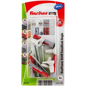 Kit de chevilles et vis Fischer 557917 - 4 pièces Kit de chevilles et vis Fischer 557917 - 4 pièces