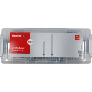 Juego de tornillos de madera fischer - Mini FixTainer PowerFast II - BC 560094 - 125 piezas Juego de tornillos de madera fischer - Mini FixTainer PowerFast II - BC 560094 - 125 piezas
