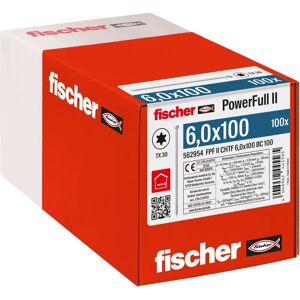 Vis à bois Fischer PowerFull II 6mm x 100mm - Vis - Publicité Vis à bois Fischer PowerFull II 6mm x 100mm - Vis - Publicité