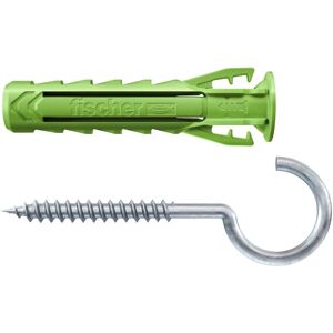 Fischer SX Plus Green Wall Plug - High Load Anchor - 6x30 mm Fischer SX Plus Green Wall Plug - High Load Anchor - 6x30 mm