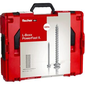 Fischer PowerFast II PH L-Boxx 102 Schrauben - Verzinkter Stahl für Metall-auf-Holz-Verbindungen - 1801 Stück Fischer PowerFast II PH L-Boxx 102 Schrauben - Verzinkter Stahl für Metall-auf-Holz-Verbindungen - 1801 Stück