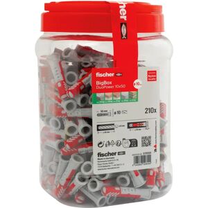 Fischer BigBox DuoPower 10x50 Universal Wall Plug Set - Wall Plug Set Fischer BigBox DuoPower 10x50 Universal Wall Plug Set - Wall Plug Set