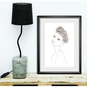 QUEENCE - Girl - Bunt - 30x40 cm - Gerahmt QUEENCE - Girl - Bunt - 30x40 cm - Gerahmt