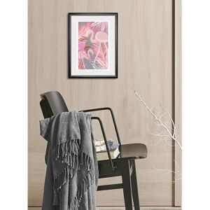 QUEENCE - Flamingo - Mehrfarbig - 30x40 cm - Gerahmter Kunstdruck QUEENCE - Flamingo - Mehrfarbig - 30x40 cm - Gerahmter Kunstdruck