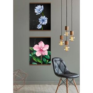 QUEENCE - BlueBlossom - 50x70 cm - Leinwanddruck QUEENCE - BlueBlossom - 50x70 cm - Leinwanddruck