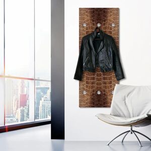 QUEENCE Lederoptik Garderobenleiste - Wandgarderobe QUEENCE Lederoptik Garderobenleiste - Wandgarderobe