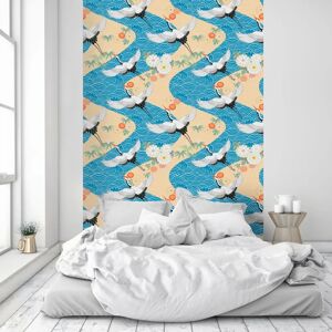 QUEENCE Bunte Vinyl Tapete - 0,9x2,5m - Selbstklebende Wanddekoration QUEENCE Bunte Vinyl Tapete - 0,9x2,5m - Selbstklebende Wanddekoration
