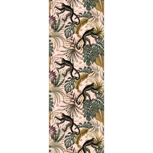 QUEENCE Vinyltapete - Dschungel & Blumen - 0,9x2,5m - Selbstklebend - Bunt QUEENCE Vinyltapete - Dschungel & Blumen - 0,9x2,5m - Selbstklebend - Bunt