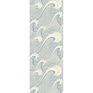 QUEENCE Vinyl Tapete - 0,9m x 2,5m - Blau - Tapeten QUEENCE Vinyl Tapete - 0,9m x 2,5m - Blau - Tapeten