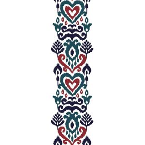 QUEENCE Marley Vinyl Tapete - Bunt, 0,9x2,5m - Tapete QUEENCE Marley Vinyl Tapete - Bunt, 0,9x2,5m - Tapete
