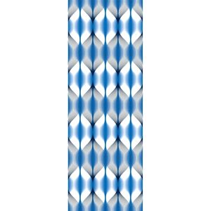 QUEENCE Gabriella Vinyltapete - 90x250cm, Selbstklebend, Blau QUEENCE Gabriella Vinyltapete - 90x250cm, Selbstklebend, Blau