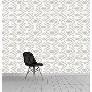 QUEENCE Vinyltapete - 0,9m x 2,5m - Grau - Wand & Türdekoration QUEENCE Vinyltapete - 0,9m x 2,5m - Grau - Wand & Türdekoration