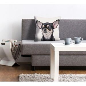 QUEENCE Mailin Kissenhülle - Chihuahua Tiermotiv - 40x40cm QUEENCE Mailin Kissenhülle - Chihuahua Tiermotiv - 40x40cm