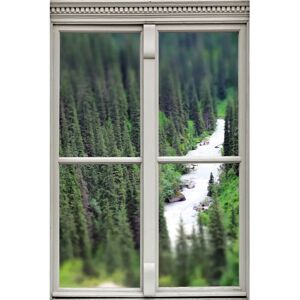 QUEENCE - Fluss - Beige - 40x60 cm - Wall sticker QUEENCE - Fluss - Beige - 40x60 cm - Wall sticker