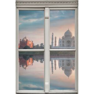QUEENCE Taj Mahal Wandtattoo - Geographie, bunt, 40x60cm QUEENCE Taj Mahal Wandtattoo - Geographie, bunt, 40x60cm