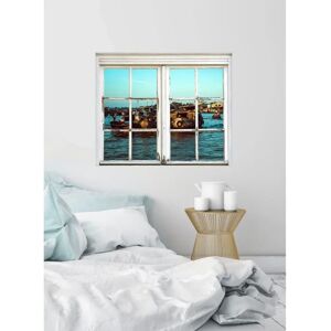 QUEENCE - Boote auf dem Meer - bunt - Wandsticker QUEENCE - Boote auf dem Meer - bunt - Wandsticker