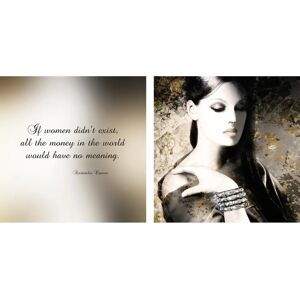 QUEENCE - Money - 80x40 - 2er-Set - Canvas print QUEENCE - Money - 80x40 - 2er-Set - Canvas print