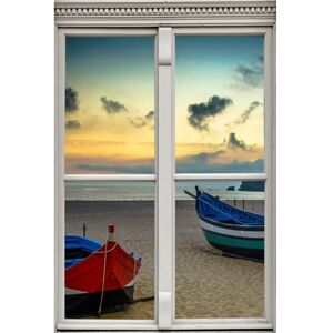 QUEENCE - Boote am Strand - Natur - Wall sticker QUEENCE - Boote am Strand - Natur - Wall sticker