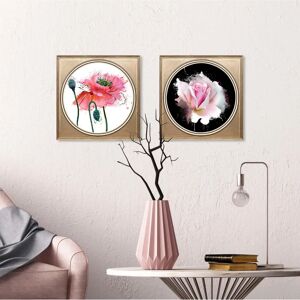 QUEENCE Rose 40x40cm Acrylglasbild - Wandbild QUEENCE Rose 40x40cm Acrylglasbild - Wandbild