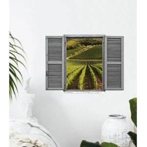 QUEENCE - Weinberg - Grün - 80x60 cm - Wall decal QUEENCE - Weinberg - Grün - 80x60 cm - Wall decal