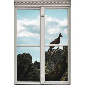 QUEENCE - Steinbock - braun - Wandsticker QUEENCE - Steinbock - braun - Wandsticker