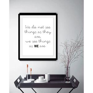QUEENCE - We - 50 x 70 x 3 cm - schwarz gerahmt - Art print QUEENCE - We - 50 x 70 x 3 cm - schwarz gerahmt - Art print