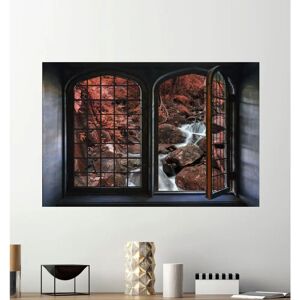 QUEENCE - Touch of Red - rot - 60x40 cm - Wandaufkleber QUEENCE - Touch of Red - rot - 60x40 cm - Wandaufkleber