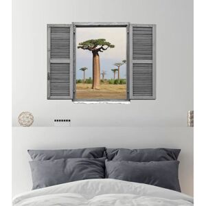 QUEENCE - Afrikanische Bäume - 80x60 cm - Wandtattoo QUEENCE - Afrikanische Bäume - 80x60 cm - Wandtattoo