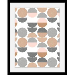 QUEENCE - Punkte - Multicolor - 50x70 cm - Gerahmter Kunstdruck QUEENCE - Punkte - Multicolor - 50x70 cm - Gerahmter Kunstdruck