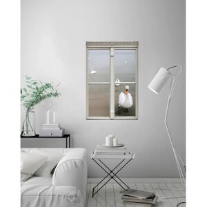QUEENCE - Schwäne - beige - 40x60 cm - Wall Sticker QUEENCE - Schwäne - beige - 40x60 cm - Wall Sticker