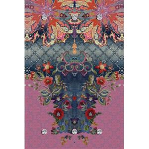 QUEENCE Blumen Garderobenleiste - 80x120cm - Bunt, 6 Haken QUEENCE Blumen Garderobenleiste - 80x120cm - Bunt, 6 Haken
