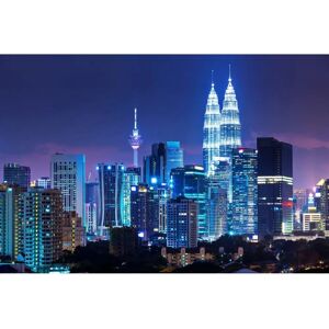 QUEENCE Stadt Acrylbild - Stadt Serie - 90x60cm - Blau QUEENCE Stadt Acrylbild - Stadt Serie - 90x60cm - Blau