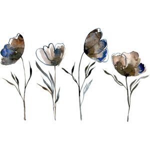 QUEENCE Blumen Leinwandbild - Wanddekoration QUEENCE Blumen Leinwandbild - Wanddekoration