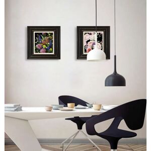 QUEENCE Blumen Wandbild - 40x40 cm Rosa - Indoor QUEENCE Blumen Wandbild - 40x40 cm Rosa - Indoor