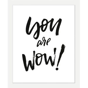 QUEENCE - Spruch Bilder 40x50x3 cm Schwarz - Gerahmt - Art print QUEENCE - Spruch Bilder 40x50x3 cm Schwarz - Gerahmt - Art print
