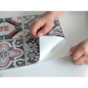 QUEENCE - MOSAIK MUSTER - Grau - 15x15 cm - Tile Sticker QUEENCE - MOSAIK MUSTER - Grau - 15x15 cm - Tile Sticker