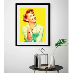 QUEENCE - You can do it - Gelb - 50 cm x 70 cm - Wall art QUEENCE - You can do it - Gelb - 50 cm x 70 cm - Wall art