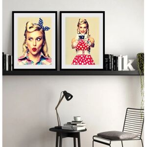 QUEENCE - Say Cheese - 30x40 cm - rot - Wall art QUEENCE - Say Cheese - 30x40 cm - rot - Wall art