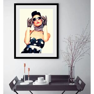 QUEENCE Diva 2 - Schwarz - 40x50 cm - Hochformat - Wall Art QUEENCE Diva 2 - Schwarz - 40x50 cm - Hochformat - Wall Art