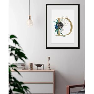 QUEENCE - D - 40x50 cm - gold - Wandkunst QUEENCE - D - 40x50 cm - gold - Wandkunst