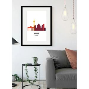 QUEENCE - Berlin Color Splash - 30x40 cm - Gerahmt - Art Print QUEENCE - Berlin Color Splash - 30x40 cm - Gerahmt - Art Print