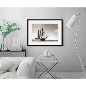 QUEENCE - Jimmy - 70x50 cm - Weißer Rahmen - Wandbild QUEENCE - Jimmy - 70x50 cm - Weißer Rahmen - Wandbild
