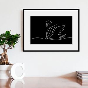 QUEENCE - Alessa - 50x40 cm - schwarz - Wall art print QUEENCE - Alessa - 50x40 cm - schwarz - Wall art print
