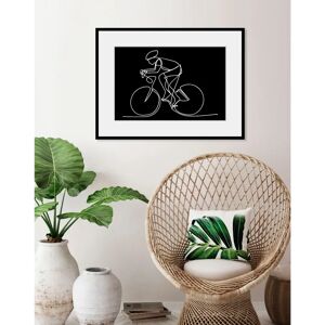 QUEENCE - Armstrong - Schwarz - 40x30 cm - Framed wall art QUEENCE - Armstrong - Schwarz - 40x30 cm - Framed wall art