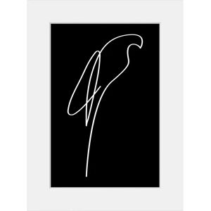 QUEENCE - Julian - Schwarz - 40x50 cm - Wandkunst QUEENCE - Julian - Schwarz - 40x50 cm - Wandkunst